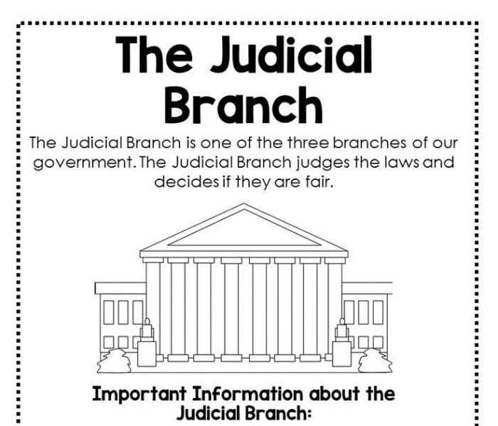 Judicial branch in a flash