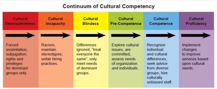 The correct order for the dei continuum is: