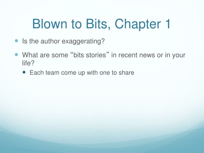 Blown to bits chapter 1 summary