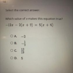 Value equation find true makes