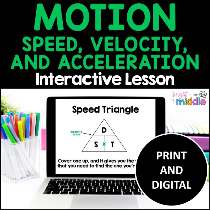 Describing motion verbally with speed and velocity