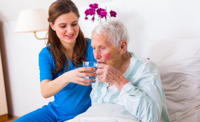 A nurse is assessing four clients for fluid balance